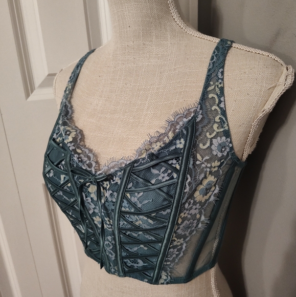 🥰 EUC Victoria's Secret Dream Angels Wicked Unlined Corset Boustier Shapewear - Picture 2 of 16